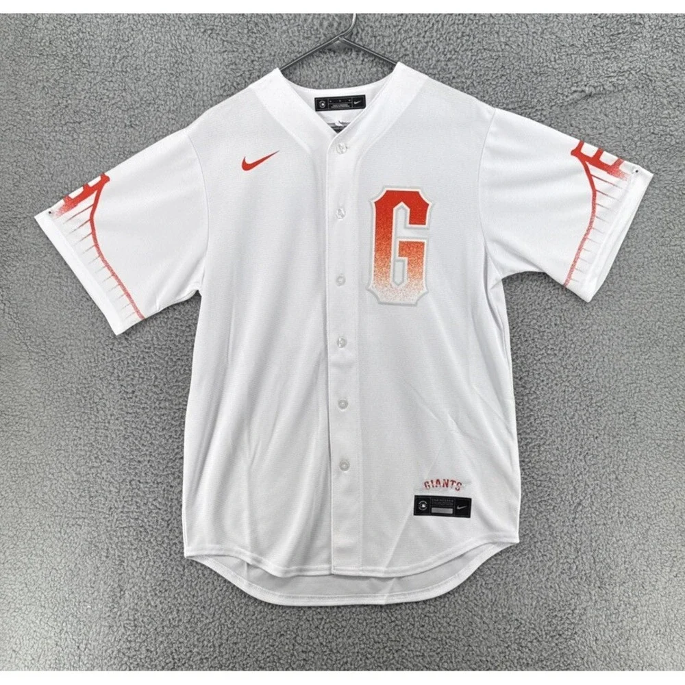 Nike San Francisco Giants City Connect Joey Bart Jersey 21 White Mens Medium NWT